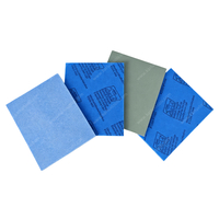 114x140mm 碳化硅 P500-P2000 湿式干式柔性打磨海绵 磨具 海棉类抛光盘 用于车身油漆抛光
