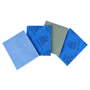 114x140mm 碳化硅 P500-P2000 湿式干式柔性打磨海绵 磨具 海棉类抛光盘 用于车身油漆抛光
