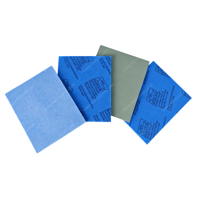 114x140mm 碳化硅 P500-P2000 湿式干式柔性打磨海绵 磨具 海棉类抛光盘 用于车身油漆抛光