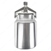 G3/8 螺纹 1000ml 1L 铝制喷枪油漆杯专业吸送液罐空气喷漆枪替换罐