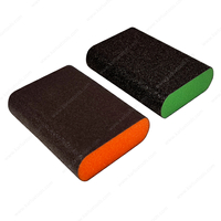 100x70x25mm 氧化铝 P60-P400 中硬弧形边缘打磨海绵轮廓 磨具 家具抛光块