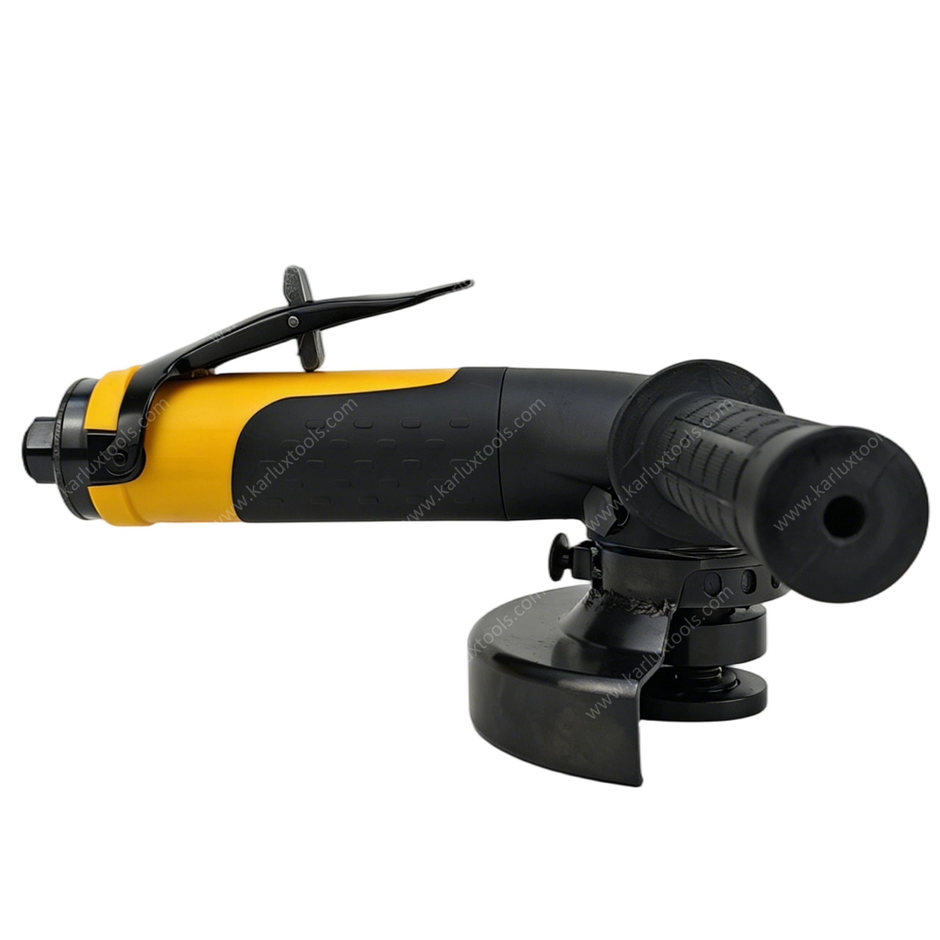 5 英寸 12000RPM 工业 气动角磨机 2.4Hp 大功率重型气动研磨工具手持式风动盘磨机