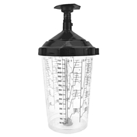 750 毫升 50 件 125 190 微米网状过滤器一次性喷枪油漆量杯系统用于车身修补