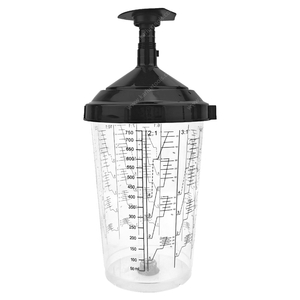 750 毫升 50 件 125 190 微米网状过滤器一次性喷枪油漆量杯系统用于车身修补
