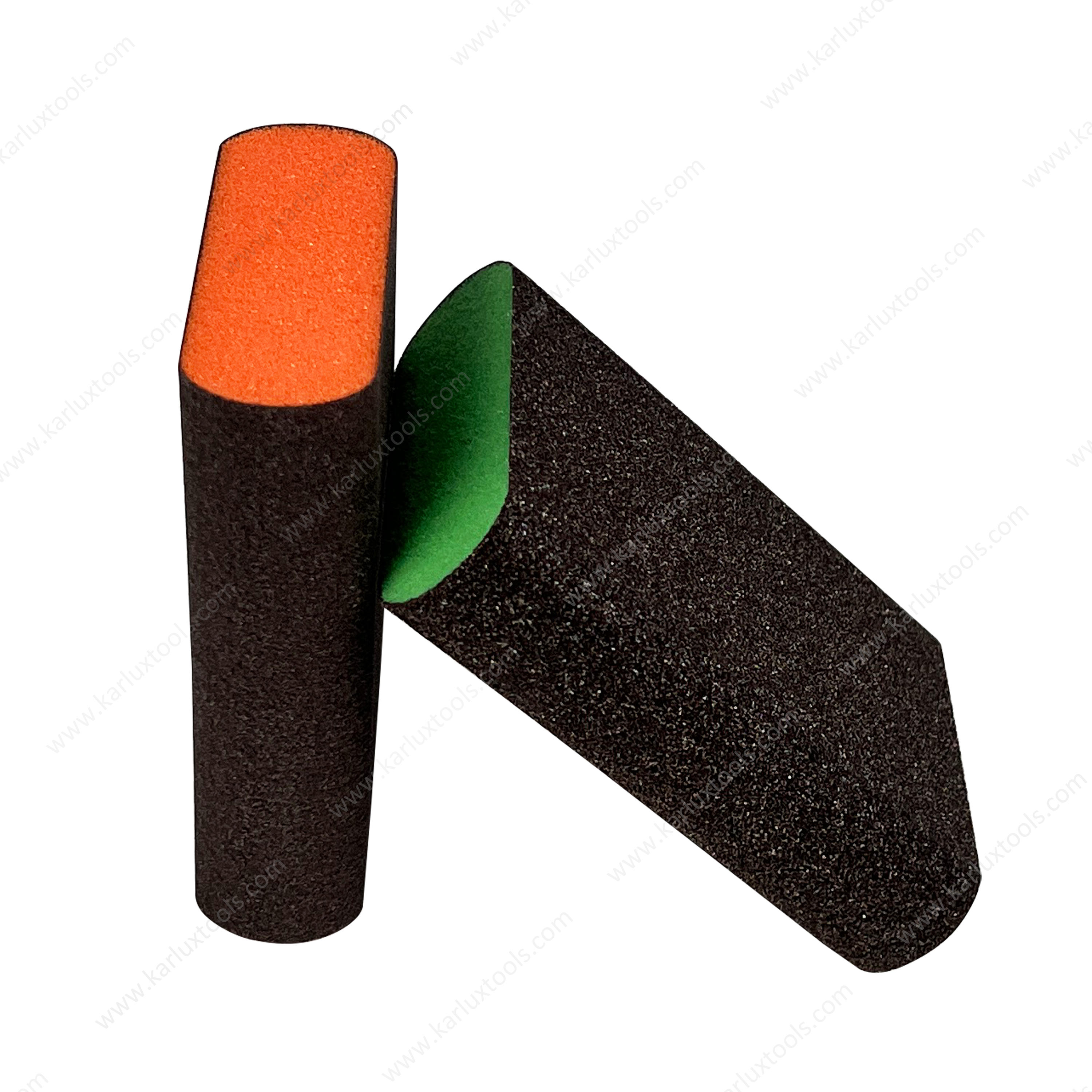 100x70x25mm 氧化铝 P60-P400 中硬弧形边缘打磨海绵轮廓 磨具 家具抛光块