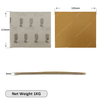 114x125mm 湿干柔性砂纸黄色海绵 磨具 海棉类抛光盘 用于油漆抛光